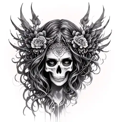 Beautiful Goddess Of Death