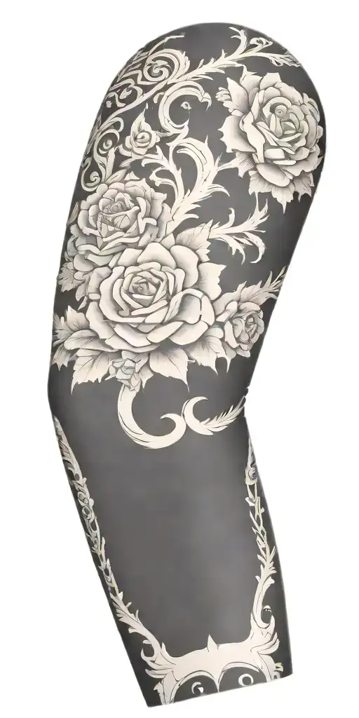Tooled Leather Sleeve Inspired
