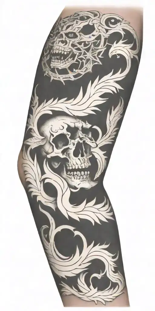 Tooled Leather Sleeve Inspired