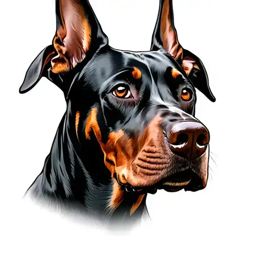 Latex Doberman Dog
