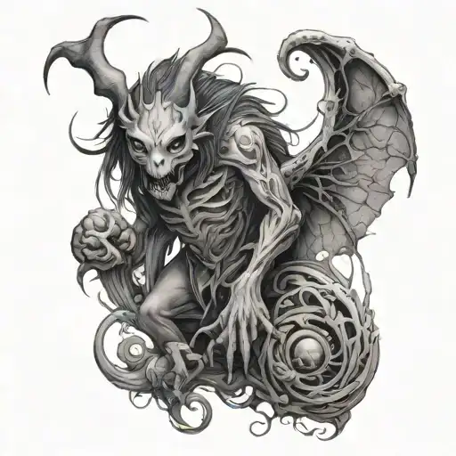 Creepy Folklore Creature Sleeve