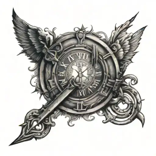 Roman Numerals Big Around Ankle