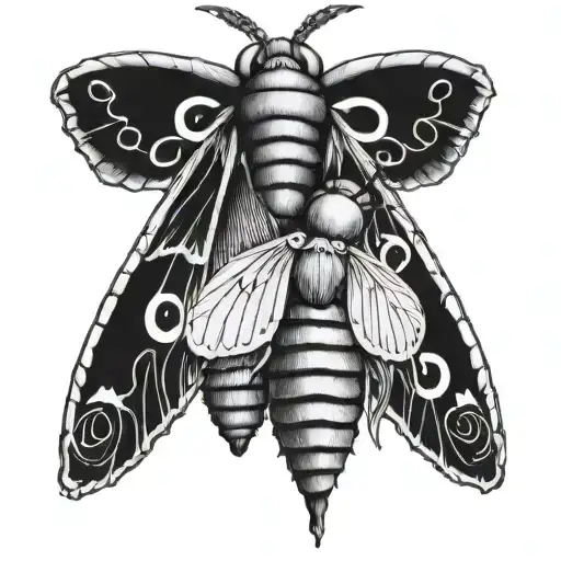 A Life Moth And A Death Moth