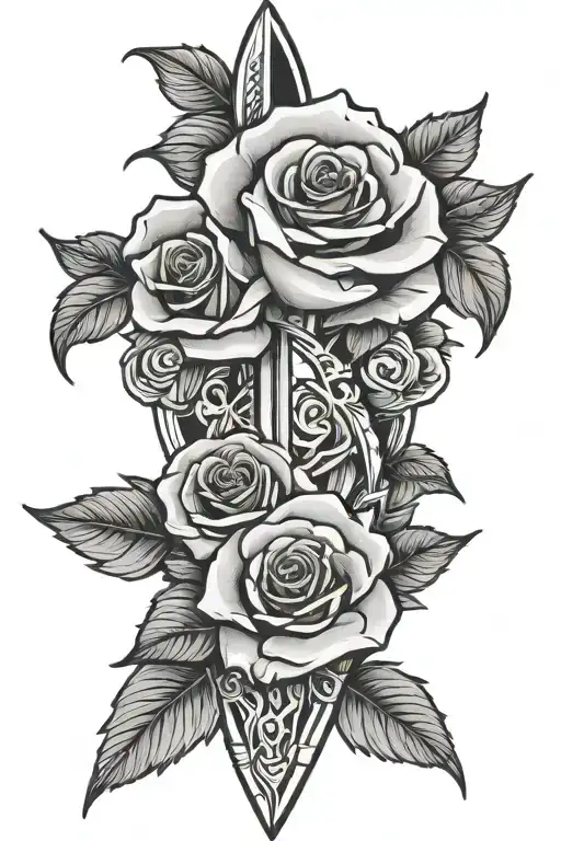 Dagger And Roses