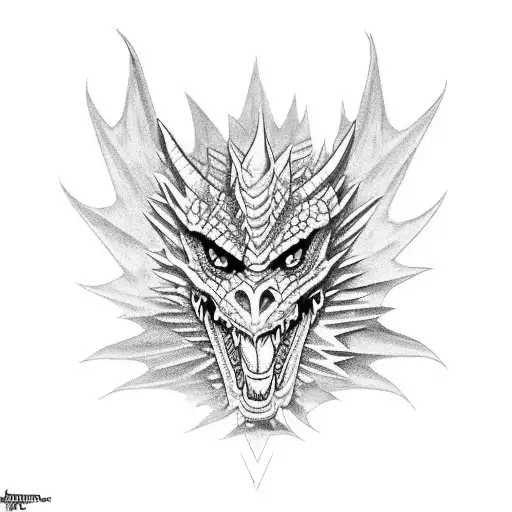 Mexican Dragon Aztec Warrior Girl