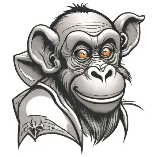 Rino Monkey Cartoon