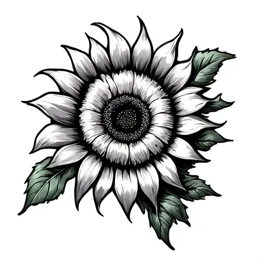 Sun Flower With Roots Forming Into Names Wrapped