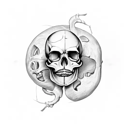 Libra Skull And Heart Scale