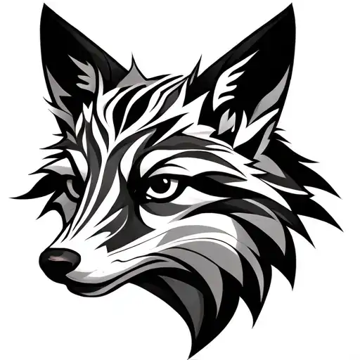 Fox Head Tribal Inspired Design