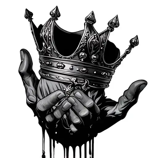 God Hands Crown Hanging