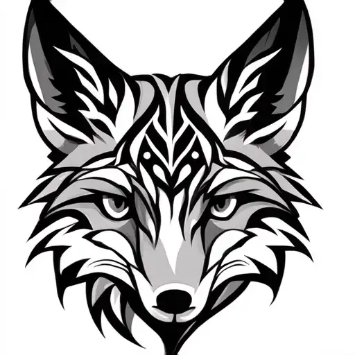 Fox Head Tribal Inspired Design