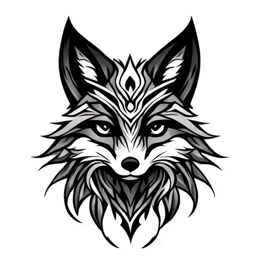 Fox Head Tribal Inspired Design