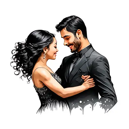 2 Daughters And Father Dancing