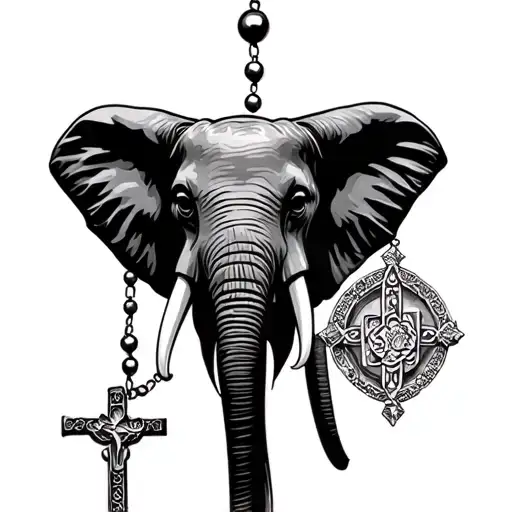 Rosary With Elephant Head