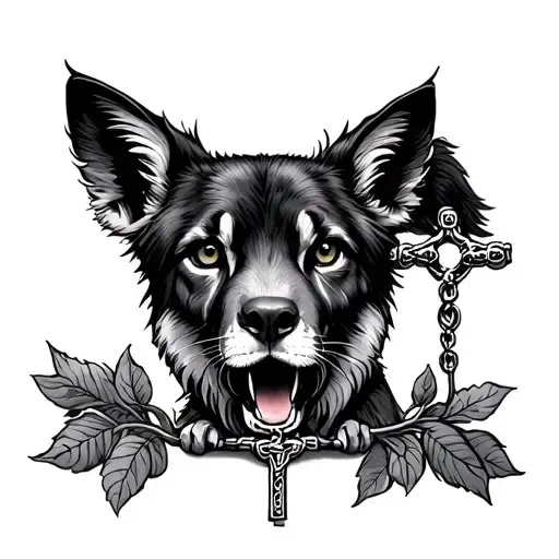 Rosary That Signifies Going Through Tough Times With A Animal