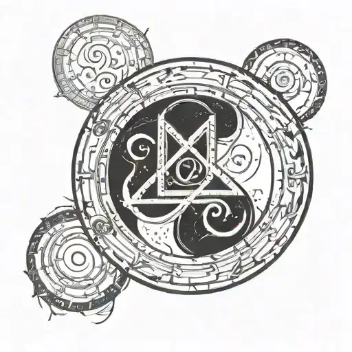 Alchemical Symbol For Copper In A Circle