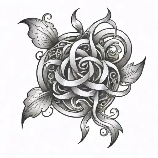 Domestic Violence Survivor Symbol Intertwined