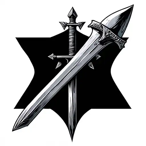 Spurgeon Sword And Trowel With Arrow