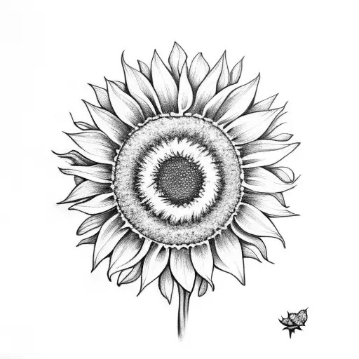 Sunflower With Daffodil