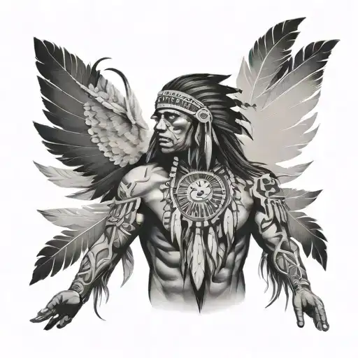 Native American Full Back