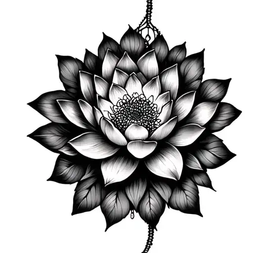 Dream Catcher Lotus Flower Blooming