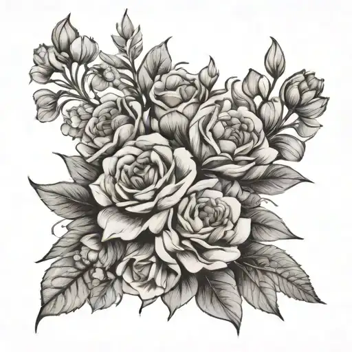 Birth Flower Bouquet