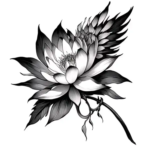 Phoenix - Lotus -Unaloma Flower Of Benevolence And Empathy