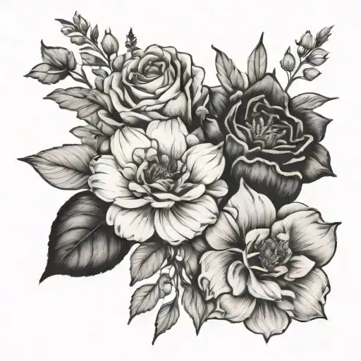 Birth Flower Bouquet