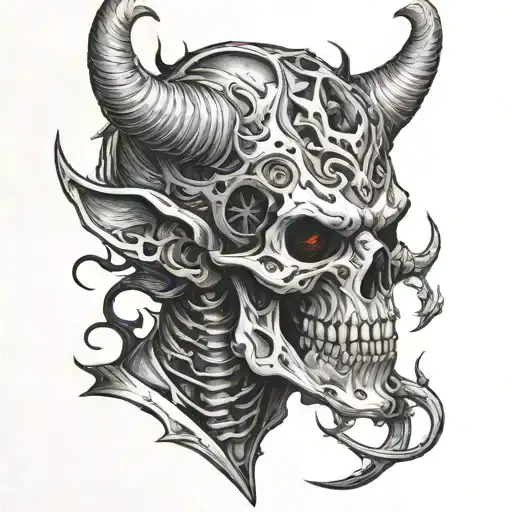 Horned Skeleton Devil