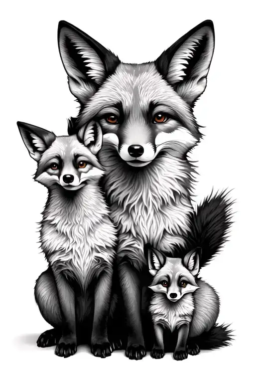 Fox Family Sitting