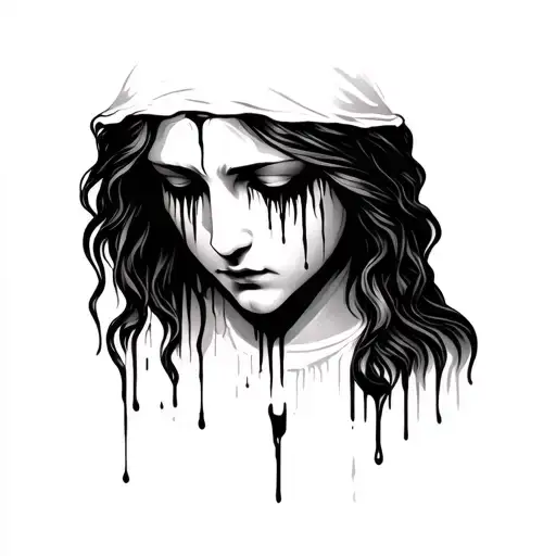 Weeping Mary Crying Blood