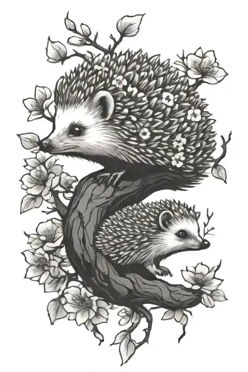 Hedgehog Japanese Cherry Blossom Tree