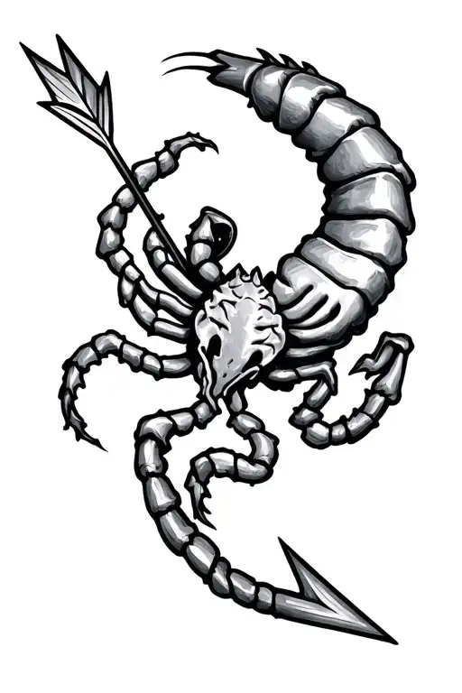 Cancer Zodiac Arrow Pointing