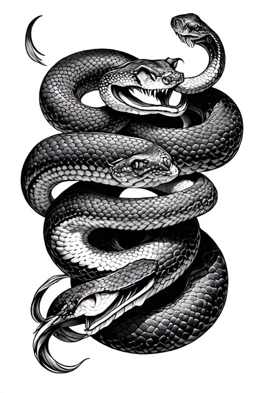 Kaizen And Snake Wrapped