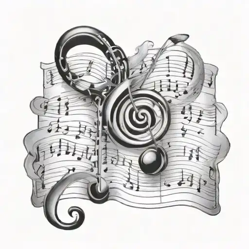 Sheet Music Half Sleeve