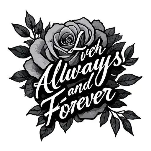 Love Letter With Always And Forever