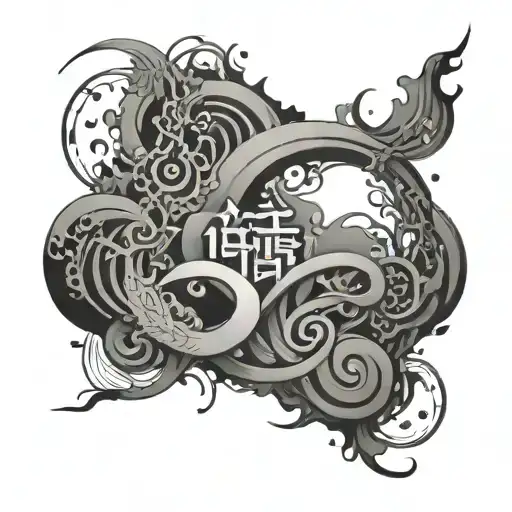 An Abstract Interpretation Of A Bible Verse Incorporating Japanese Elements