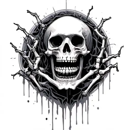 Flesh Falling Off Skeleton