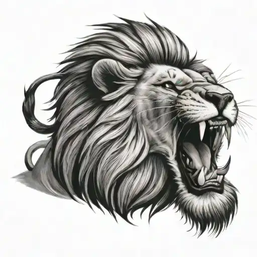 Lion Roaring