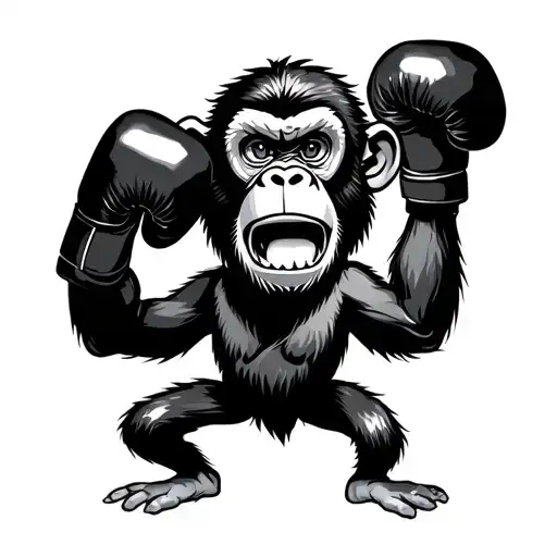 Boxing Monkey