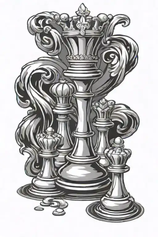 King Chess Piece
