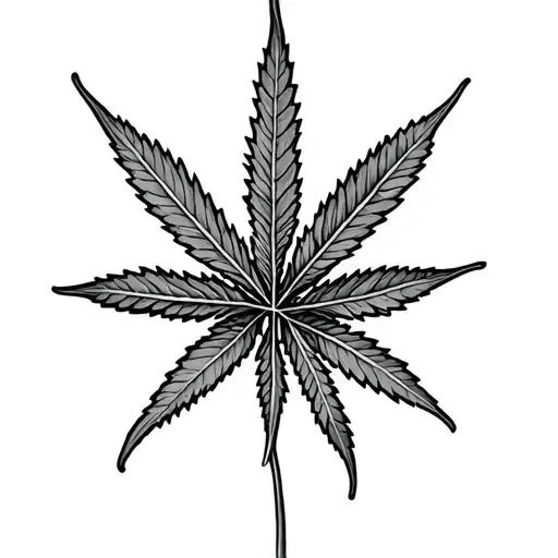 Chiko Cross Cannabis Leaf