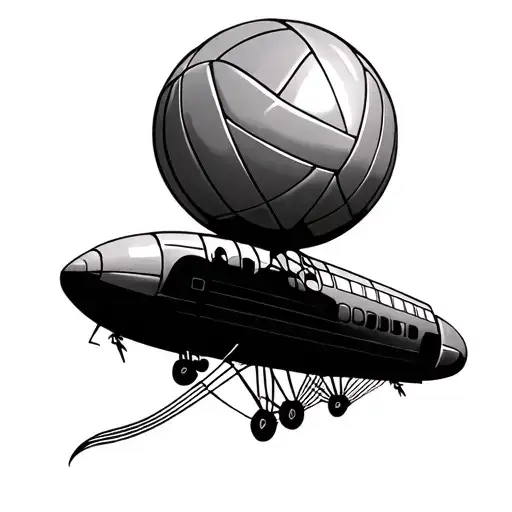 Volley Music Ballon Plane