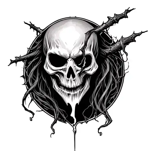 Death Eater Mark Going Through A Scar