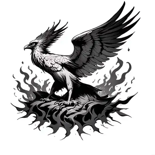 Phoenix Rising From The Ashes