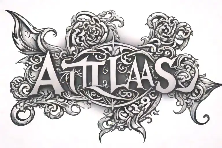 Atlas Name Written