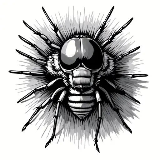 Dead Flies Basking In The Sun Shining