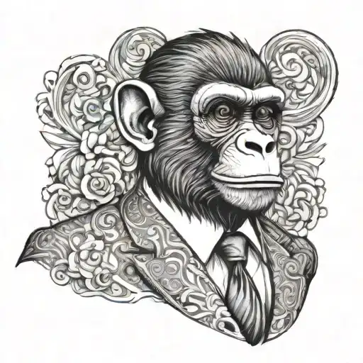 Monkey In A Suit