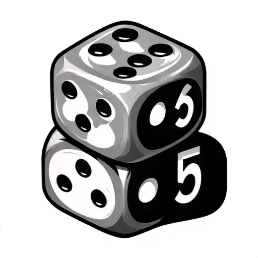 2 Dice Rolling Number 5 At The Same Time