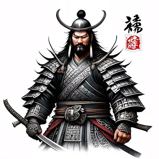 Japanese Samurai Warrior